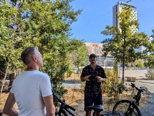 e bike tour at the skanderbag square